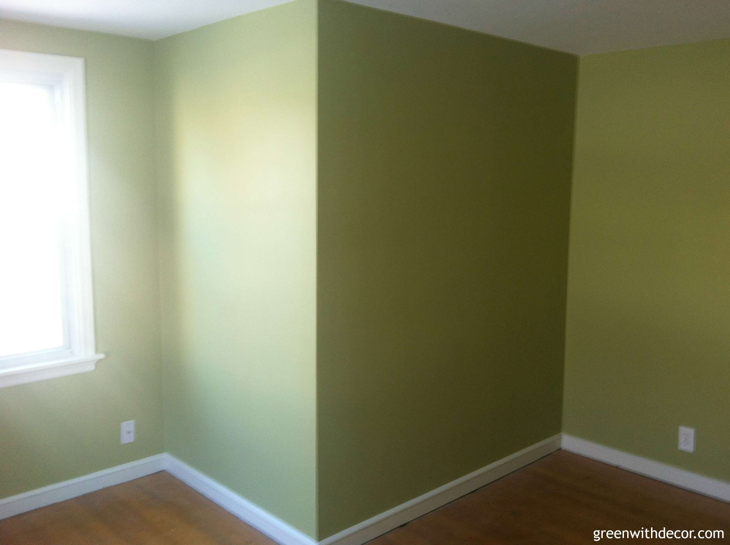 Second Floor Paint Color Reveal Green With Decor