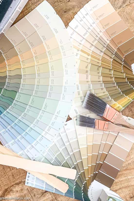 Choosing paint deals colors