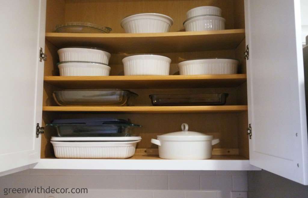 How to Add Extra Shelves to Kitchen Cabinets - H2OBungalow