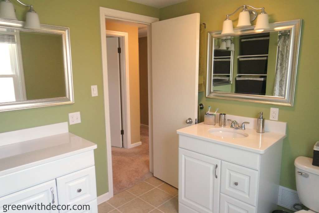 10 design tips for a bathroom renovation – some great tips like vanity height! | Green With Decor