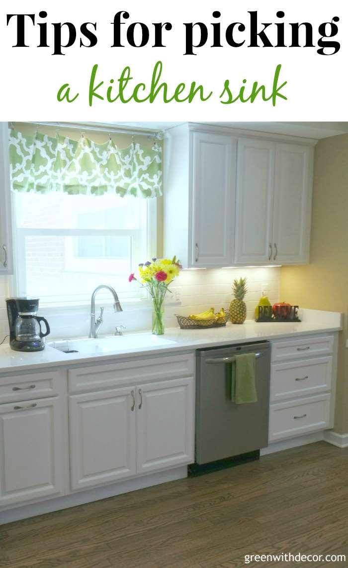 Things to consider when picking a kitchen sink – great tips! | Green With Decor 