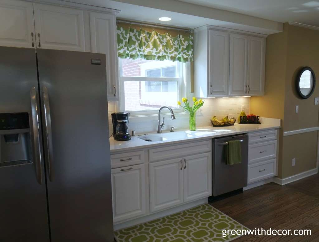 How to make window valances from a shower curtain. | Green With Decor