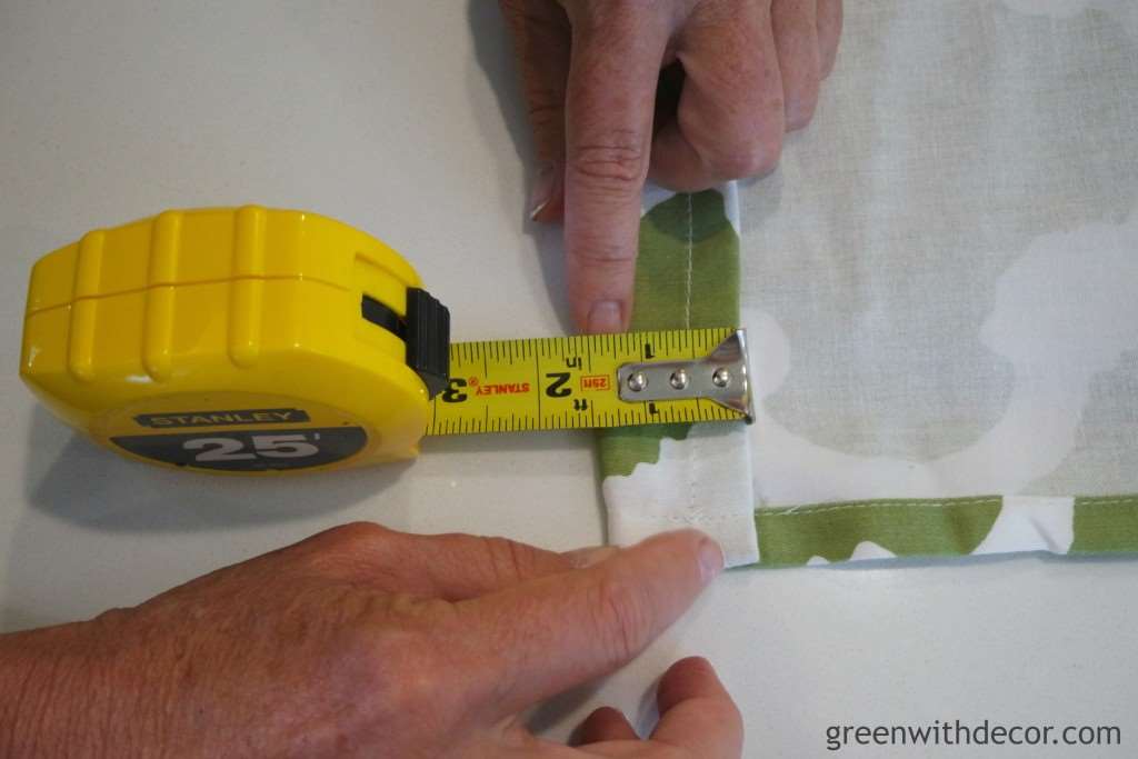 How to make window valances from a shower curtain. | Green With Decor