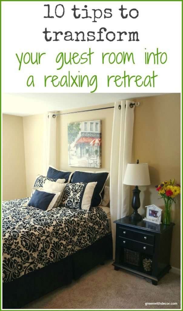 Tips to transform your guest bedroom – Green With Decor