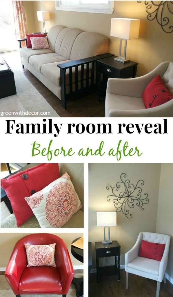 Family room renovation reveal: Before and after – Green With Decor