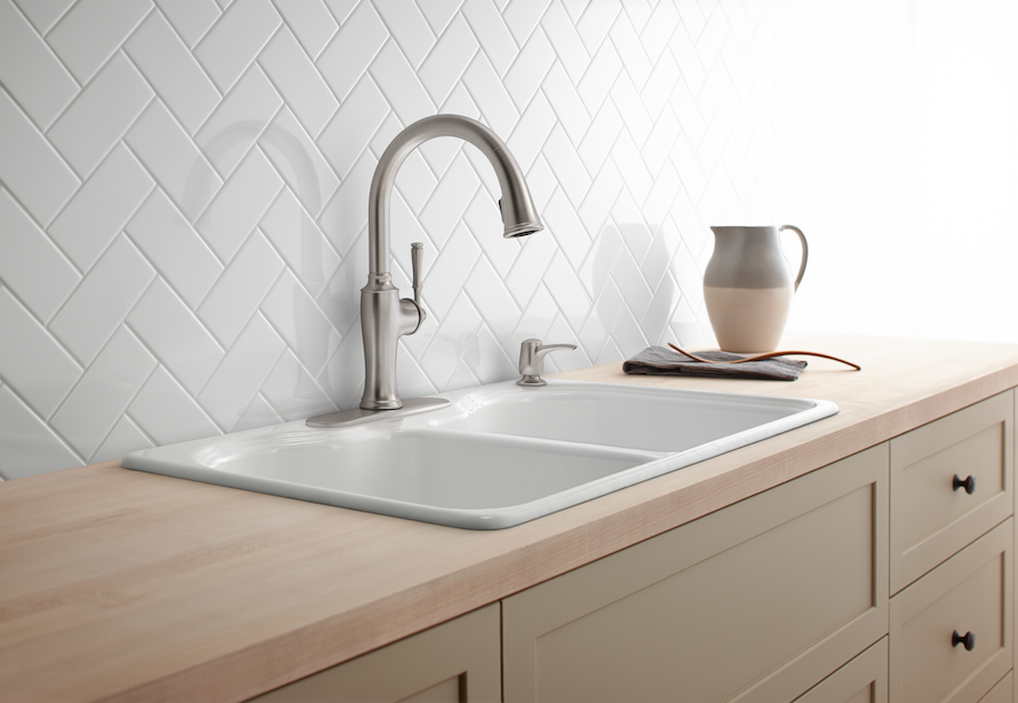 Cardale faucet by Kohler | Green With Decor