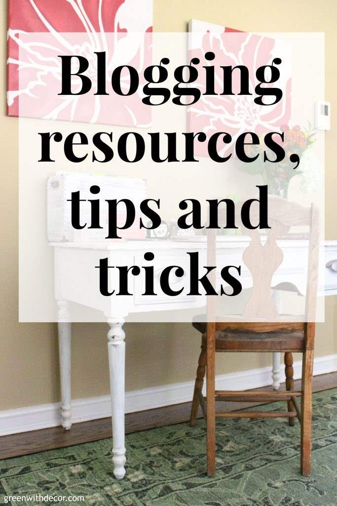 This is such a great list of blogging resources, tips and tricks! She talks about photography, website hosting, blogging ebooks, affiliate marketing, emails and more. So glad I found this!