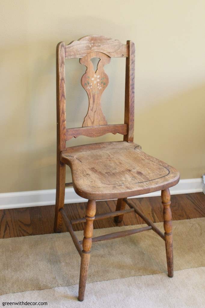 How to distress an old chair Green With Decor