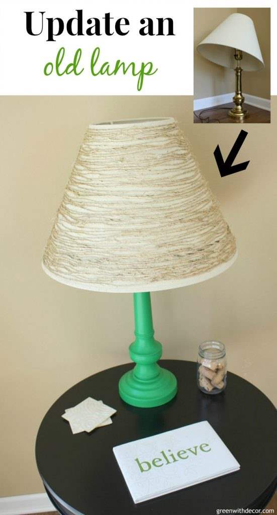 Diy on sale old lamp