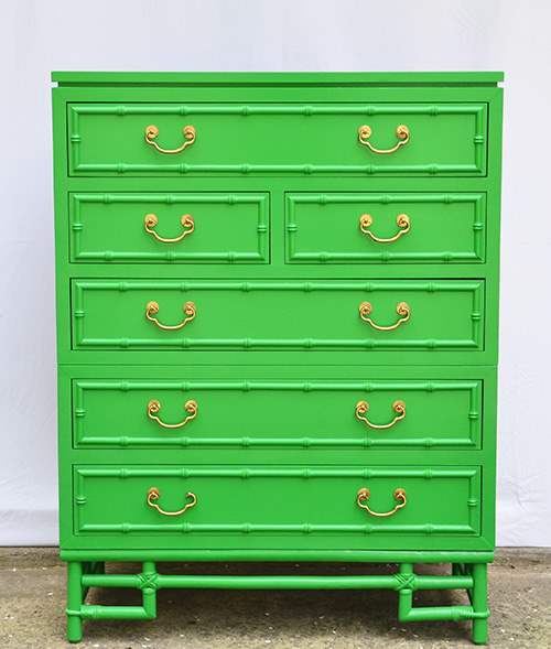 Green Traditional Dresser Makeover - Cuckoo4Design