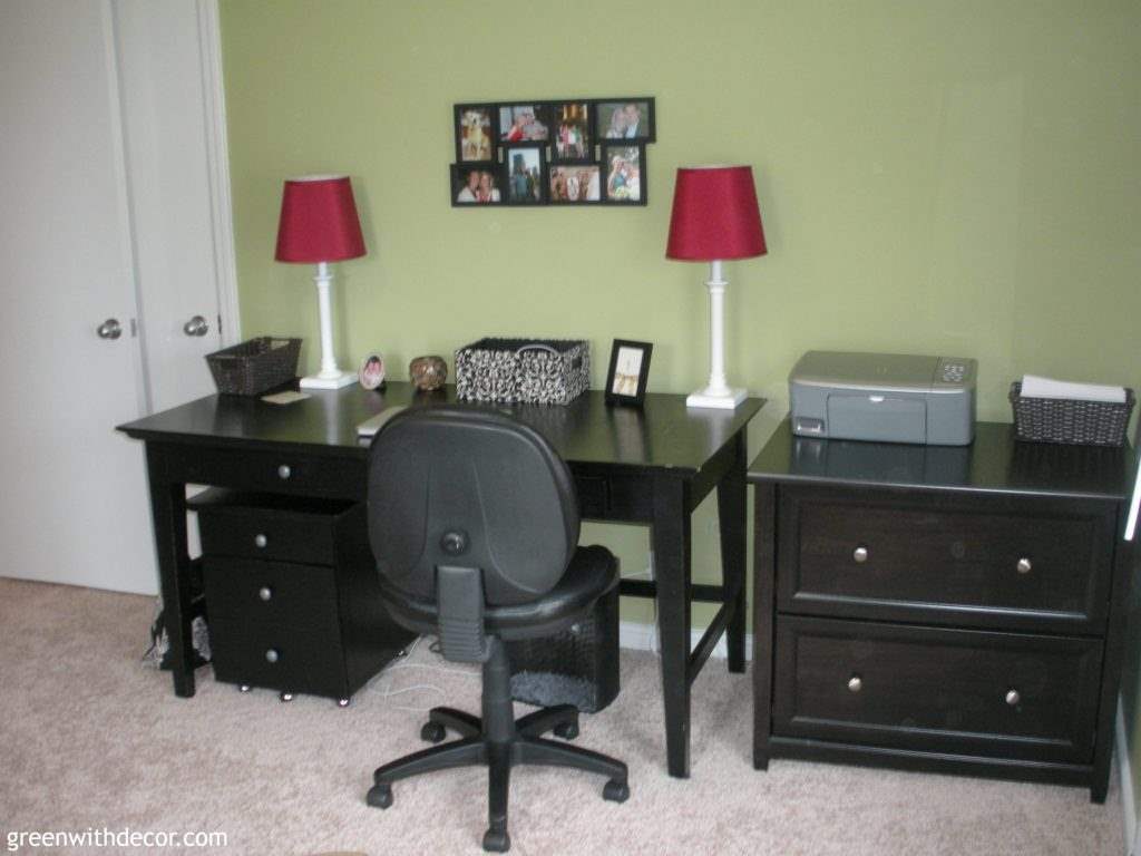 Great design plans for a fun home office makeover!