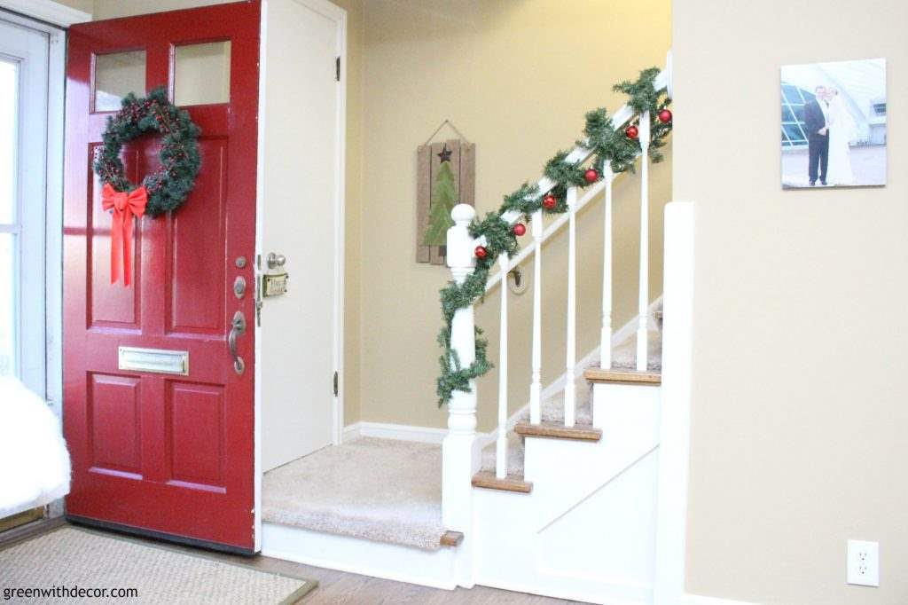 How to dress up cheap garland while still being cheap. Great ideas for making your garland look fancy without spending much at all! 