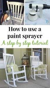 How to use a paint sprayer - Green With Decor