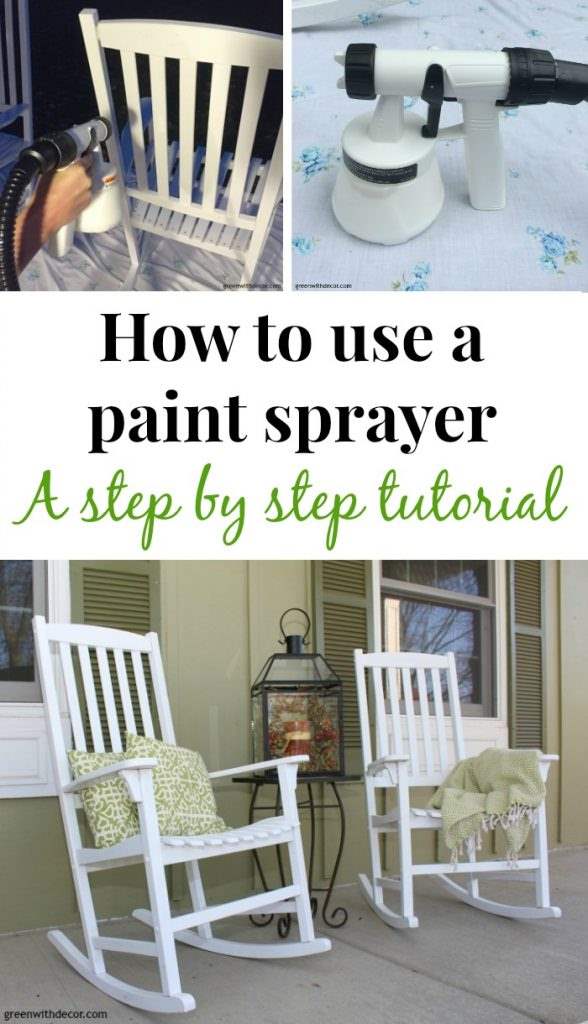 4 Ways to Paint with a Compressed Air Sprayer - wikiHow  Using a paint  sprayer, Best paint sprayer, Spray paint furniture