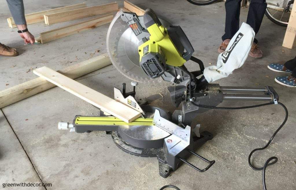 A Ryobi saw is the perfect tool for making destination signs 
