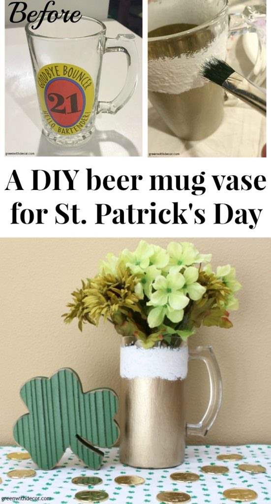 How to Make Beer Mug Flowers for St. Patrick's Day