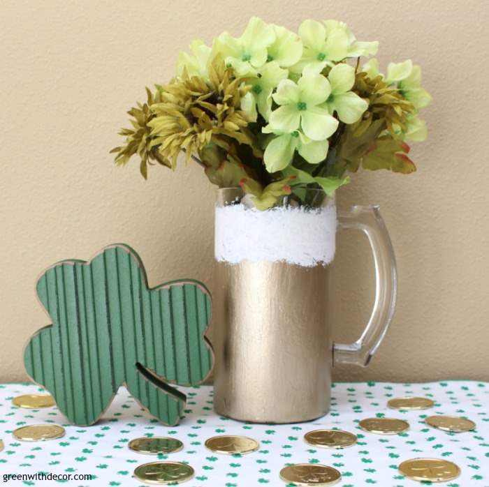 How to Make Beer Mug Flowers for St. Patrick's Day