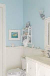 The best coastal blue paint colors for the bathroom - Green With Decor