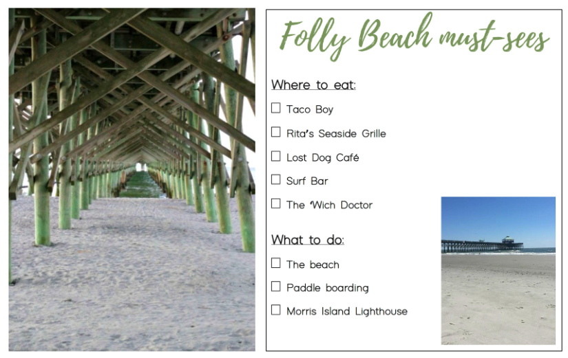 Folly Beach pier photo and must-see checklist