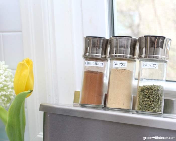 How to Organize Spices & Free Labels • Craving Some Creativity