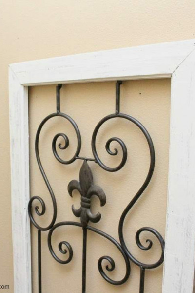 DIY wall decor: A rustic wall gate makeover