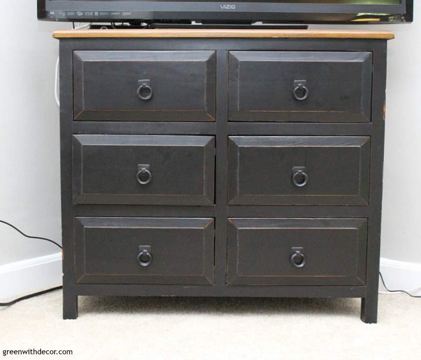 How to Get Farmhouse Style Black Distressed Furniture