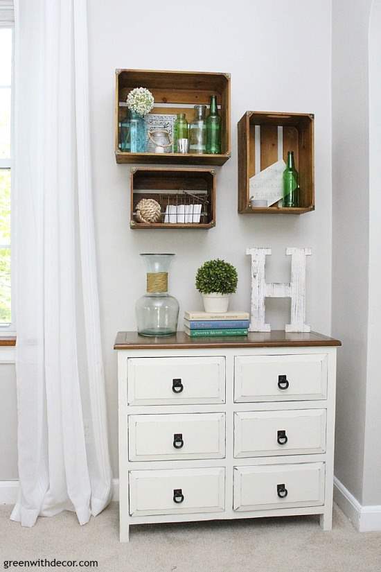 How To Distress A Dresser For A Chippy Farmhouse Look Green With