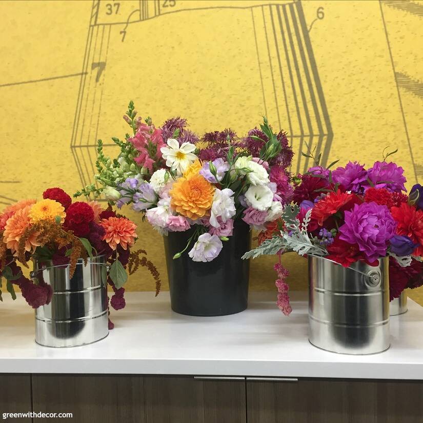 Gorgeous flowers at Wagner headquarters