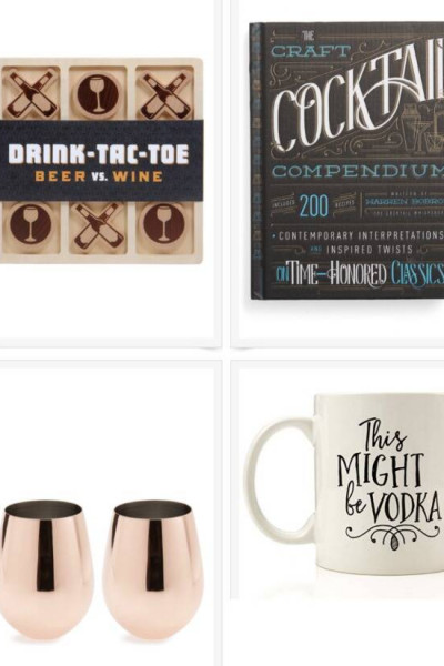 The best gift ideas for people who like to drink - everything from home decor and clothing to fun drinking games and glasses for all types of cocktails and drinks. Great list of Christmas gifts for drink lovers!