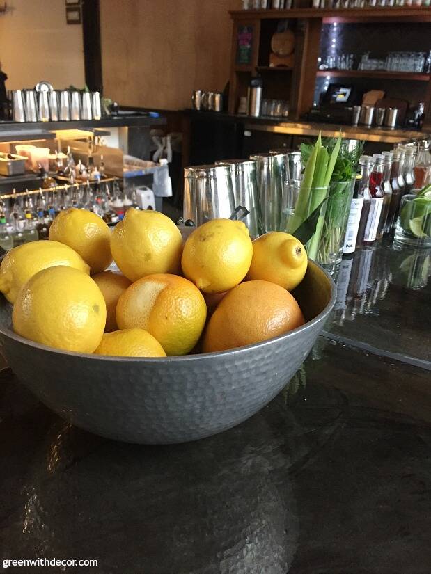 Tattersall Distillery tour in Minneapolis - gorgeous lemons!