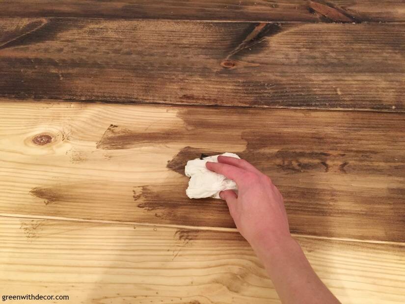 How To Correctly Apply Wood Stain with a Cloth