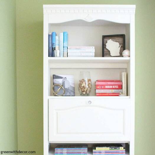 How To Paint A Bookshelf Spray Or Paint By Hand Green