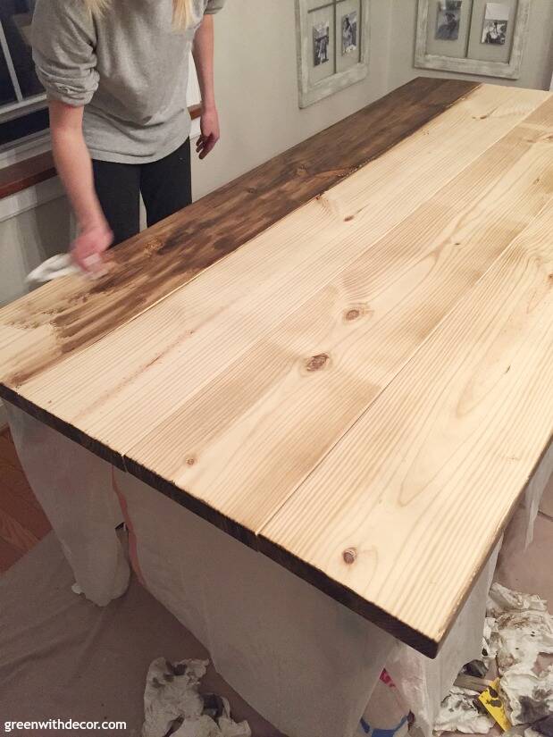 Woman Stains Wooden Table With Soy Sauce and It Actually Looks Gorgeous