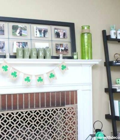 An easy St. Patrick’s Day craft with old soup cans. What a clever idea! I need to start saving my soup cans.