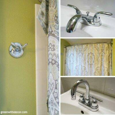 Picking hardware in a bathroom renovation