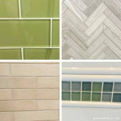 A good list of things to consider when picking tile for the kitchen backsplash and for the bathtub. Great tips!