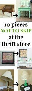 The pieces not to skip at the thrift store  Green With Decor