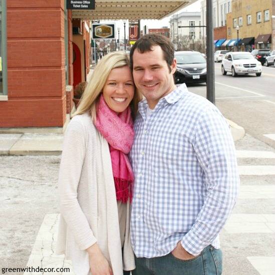 Cute baby announcement in front of a movie theater!