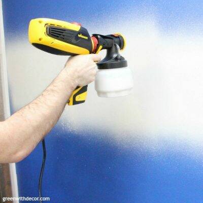 How to paint walls with a paint sprayer