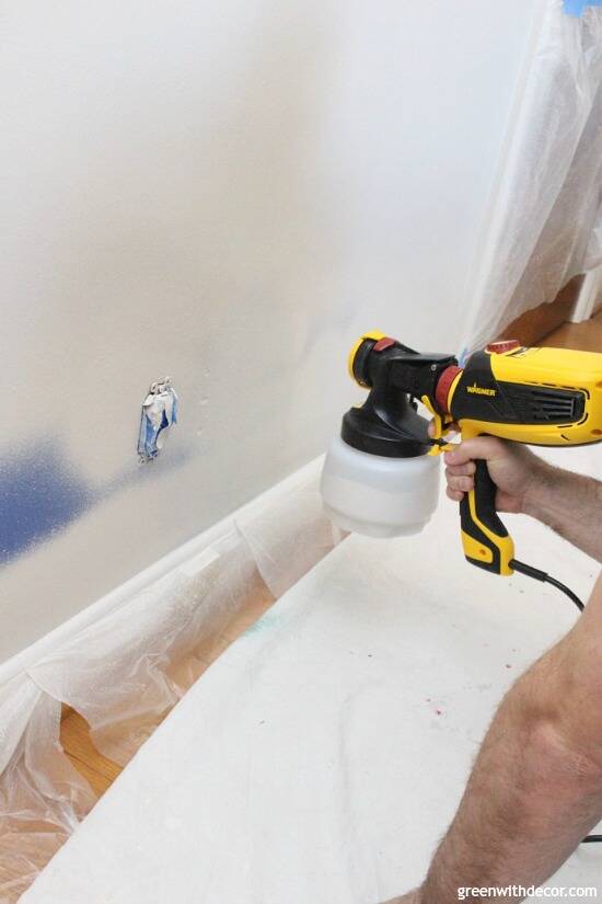 How to paint walls with a paint sprayer Green With Decor