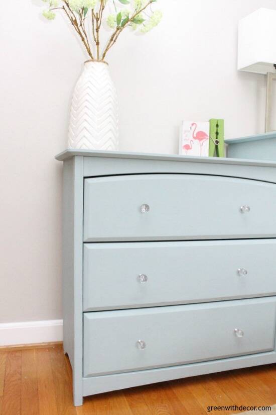 Blue cheap baby dresser