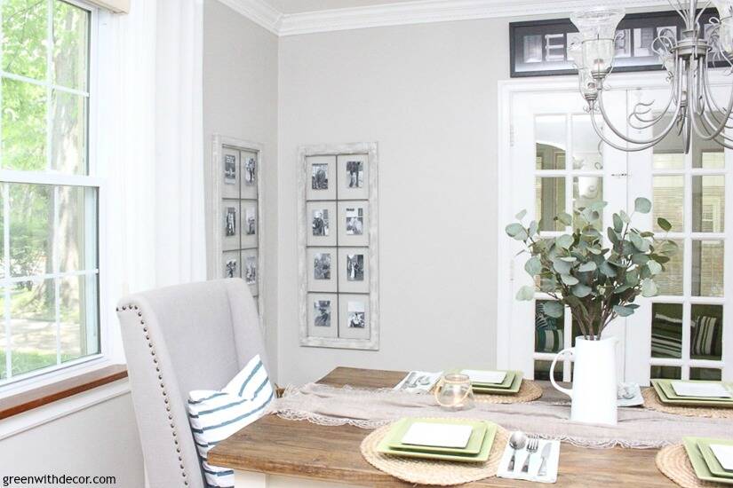 coastal farmhouse dining room