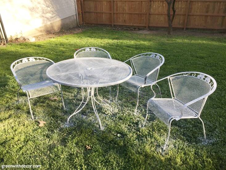 Primer Metal Patio Furniture 