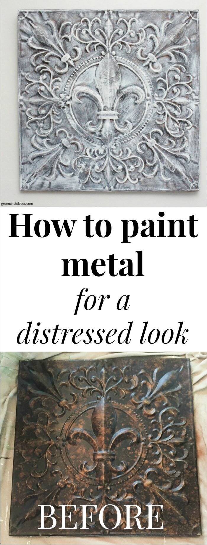 How To Paint Metal Art