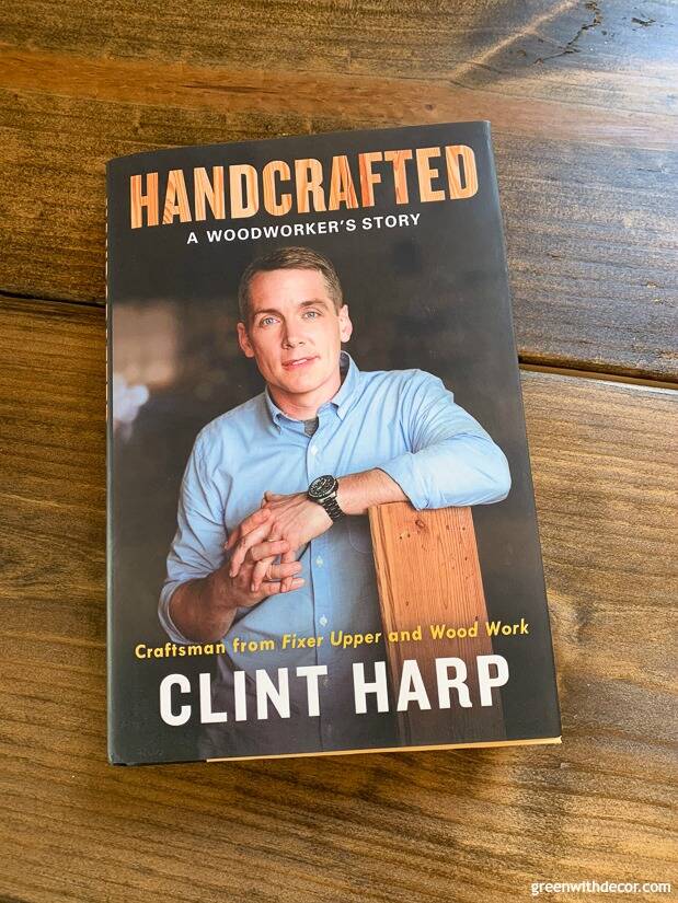 Handcrafted book by Clint Harp from Fixer Upper and Wood Work