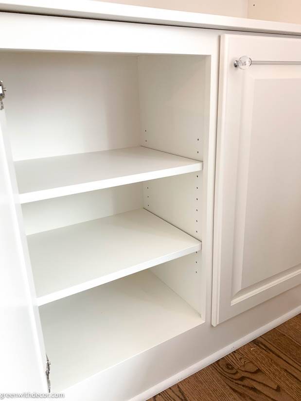 White Built In Bookshelves Around The Fireplace Green With Decor