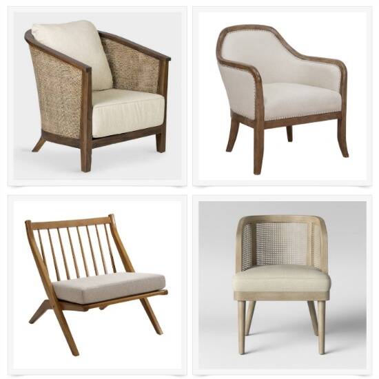 Accent chair neutral new arrivals