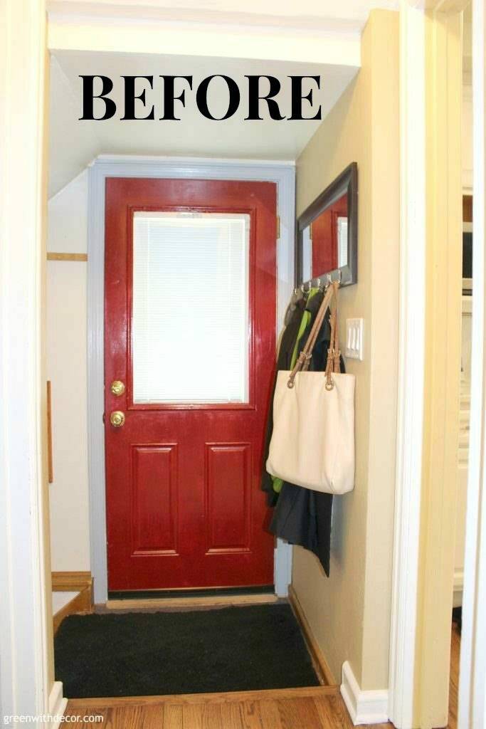 How To Paint An Exterior Door Green With Decor