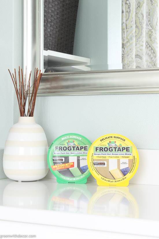 The best painters tape for clean lines sitting on white quartz counters