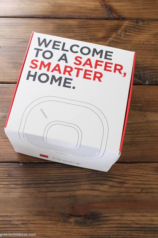 Box with text, "Welcome to a safer, smarter home"